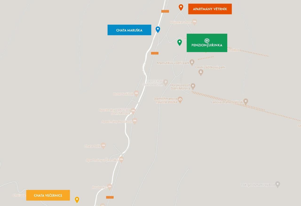 Vetrnik Depandance Hotelu Jirinka Dolní Morava Εξωτερικό φωτογραφία